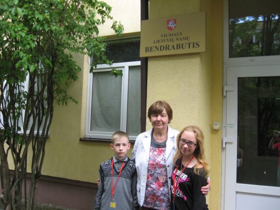 Ūsionių mokiniai – stovykloje Vilniuje
