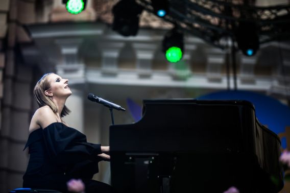 Dainininkė Ieva Narkutė pristato dainą, skirtą Baltarusijai ir „Laisvės keliui“