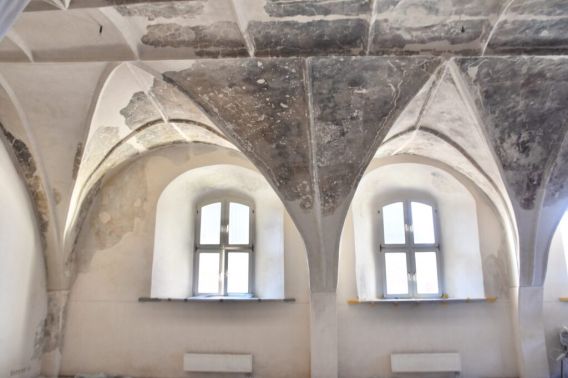 Išsaugota autentiška Kauno bernardinų  vienuolyno skliautų tapyba