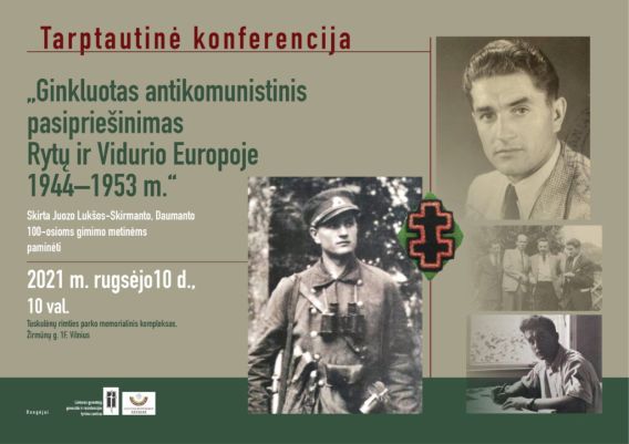 Legendinio partizano Juozo Lukšos (1921–1951) atminimą istorikai įprasmins tarptautine konferencija apie ginkluotą antisovietinį pasipriešinimą Rytų ir Vidurio Europoje