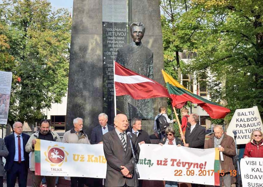 Lietuvos valdžia raginama susirūpinti Lietuvos teritoriniu vientisumu ir valstybine kalba
