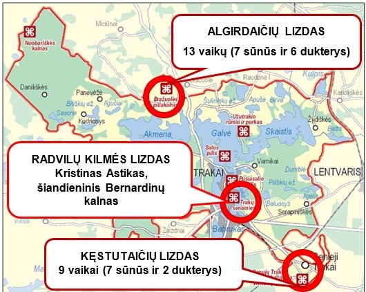 Dobilas Kirvelis. Trakai – trilypis Lietuvos „erelių“ lizdas