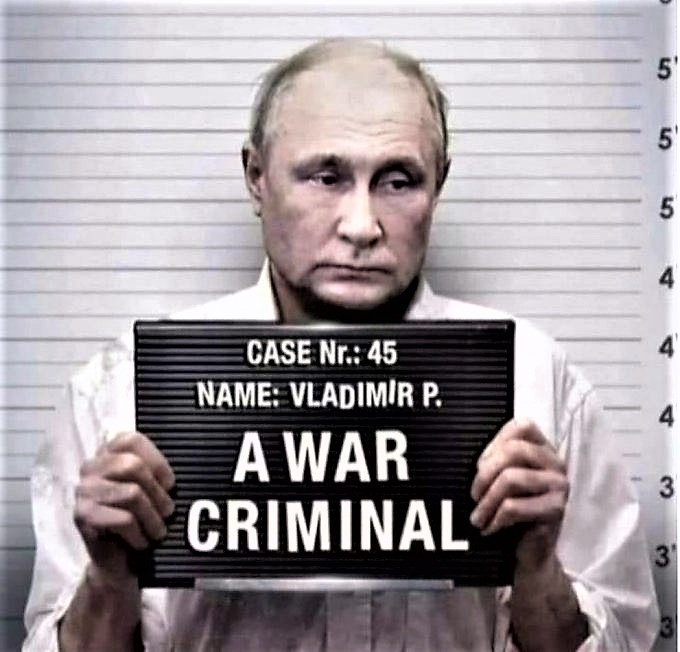 Nežmoniškas Putino veidas
