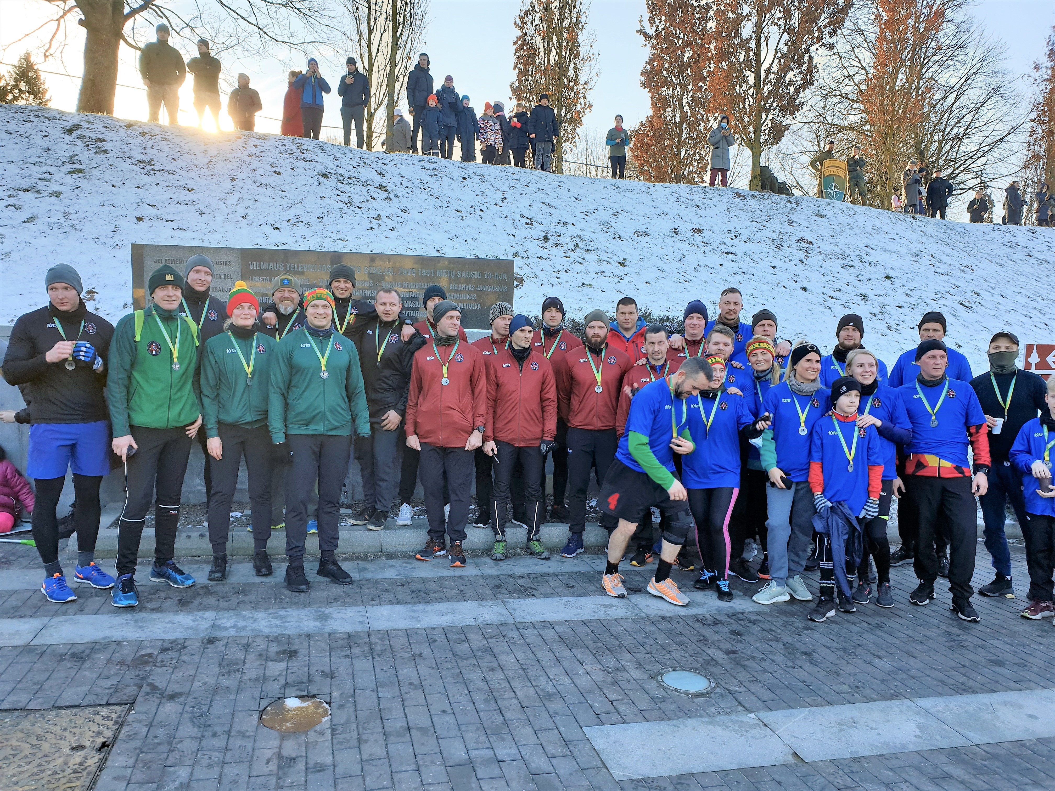 Vilniuje pasieniečiai dalyvavo bėgime ,,Gyvybės ir mirties“ keliu