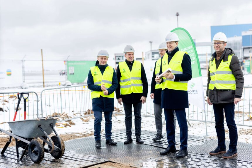 Vilniaus oro uoste pradėtos naujo išvykimo terminalo statybos: startavo visai Lietuvos aviacijai strategiškai svarbus projektas