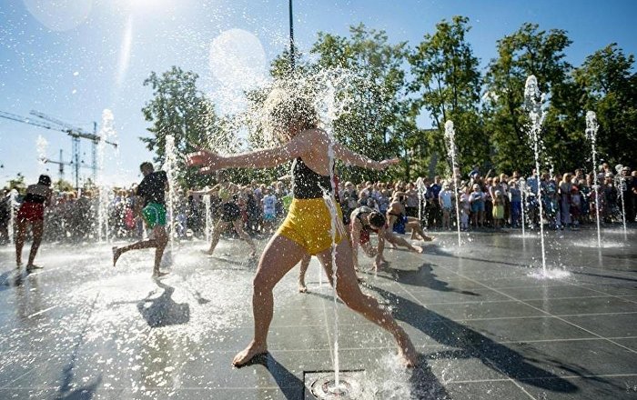 Lukiškių aikštėje įrengto interaktyvaus fontano vanduo užterštas fekaliniais mikroorganizmais