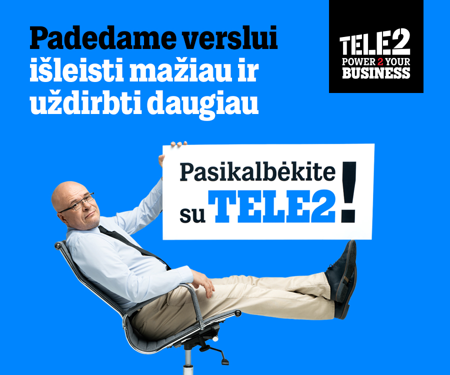 „Tele2“ pataria, kaip nuotoliniu būdu efektyviai suvaldyti verslo procesus
