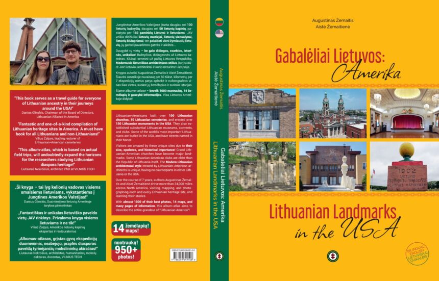 Išleistas unikalus vadovas po lietuviškąją Ameriką