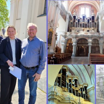 A.G. Casparini vargonų restauravimo darbai aptarti su geriausiais Europos vargonų restauratoriais