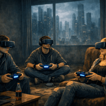 Žmonės vis daugiau laiko praleidžia virtualioje realybėje, o joje, kaip žinia, vaikai negimsta Žmonės vis daugiau laiko praleidžia virtualioje realybėje, o joje, kaip žinia, vaikai negimsta