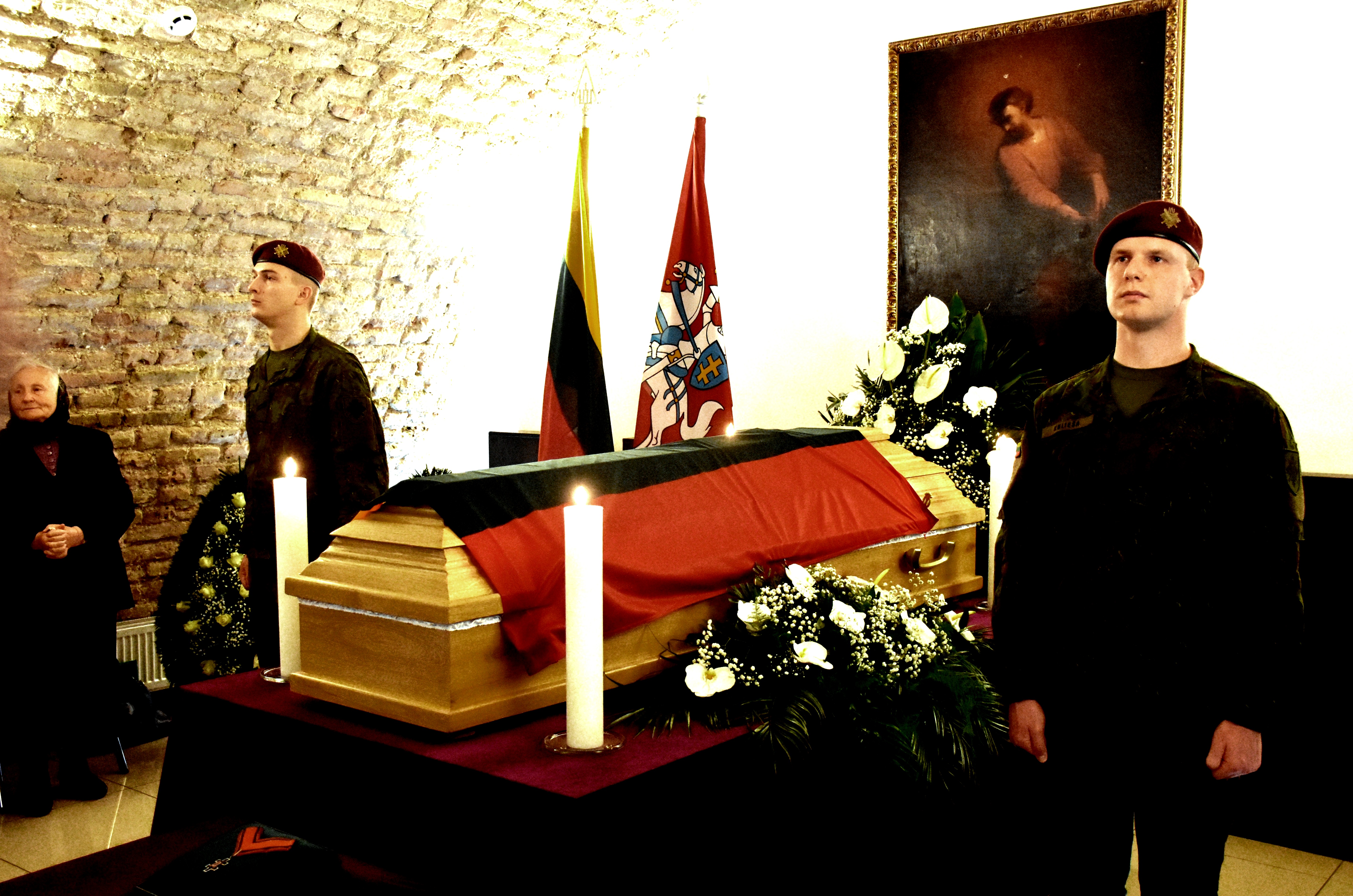 Vytauto Landsbergio kalba perlaidojant partizano Antano Kraujelio palaikus Antakalnio kapinėse, 2019-10-23
