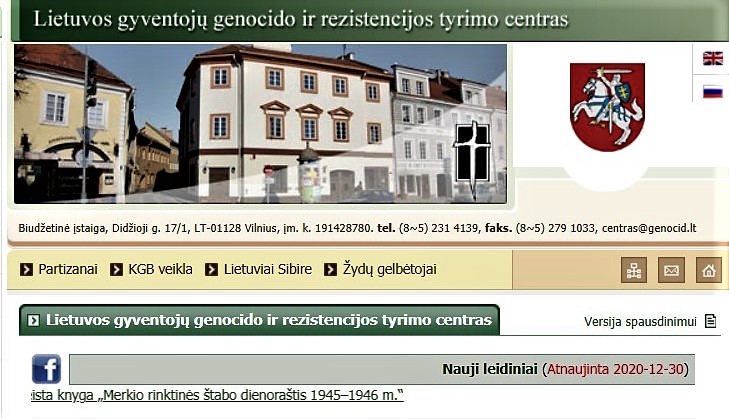 Šalin rankas nuo Genocido centro!