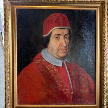 Klemenso XI portretas – jau Trakų bazilikoje
