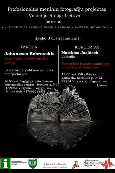 Johanesas Bobrovskis – sarmatiško kraštovaizdžio poetas, projektas be sienų Vokietija – Rusija – Lietuva