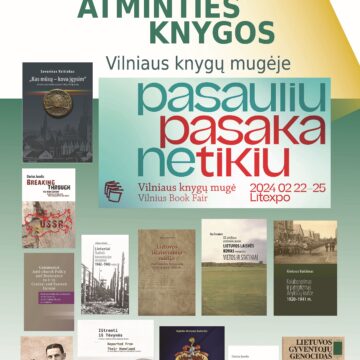 Lietuvos gyventojų genocido ir rezistencijos tyrimo centras kviečia pasimatyti Vilniaus knygų mugėje