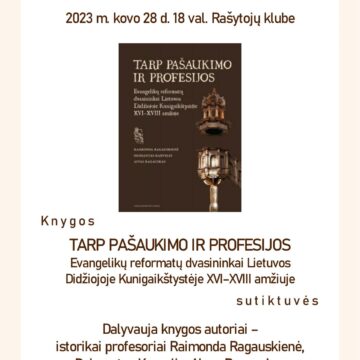 Tarp pašaukimo ir profesijos. Evangelikų reformatų dvasininkai Lietuvos Didžiojoje Kunigaikštystėje XVI–XVIII amžiuje