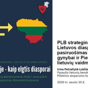 Pasaulio lietuvių bendruomenės strateginis planas ir Pietų Amerikos lietuvių vaidmuo Pasaulio lietuvių bendruomenės strateginis planas ir Pietų Amerikos lietuvių vaidmuo