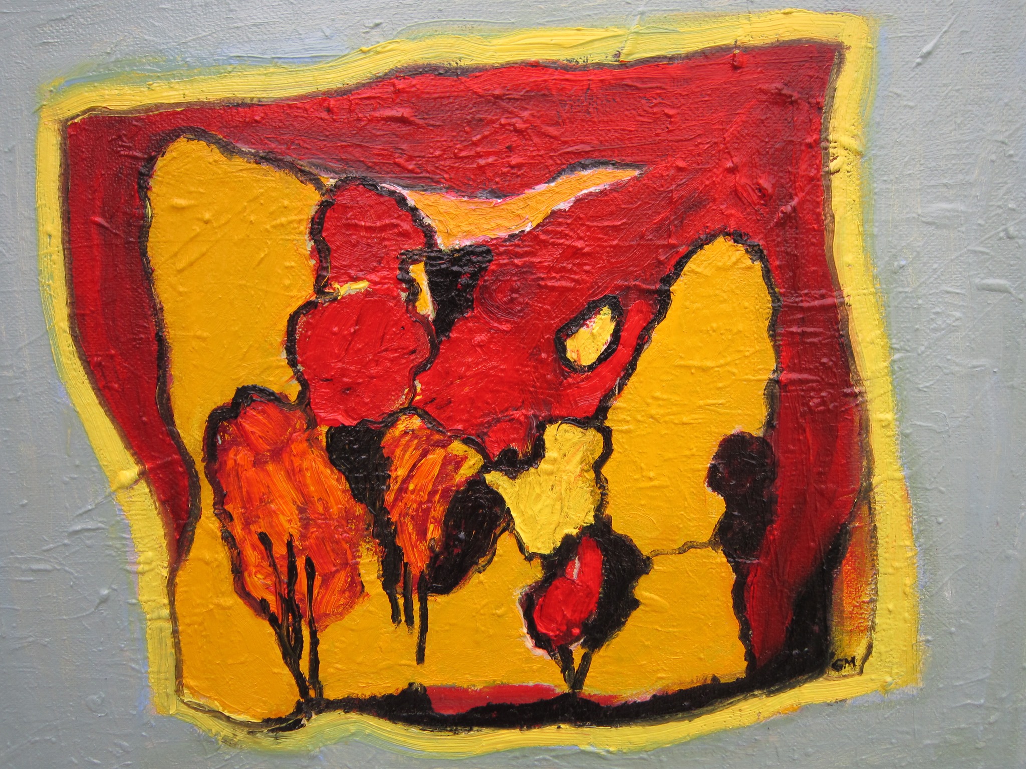 Gito Markučio tapybos spalvos: ekspresyvios rudenio impresijos