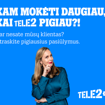 Kam mokėti daugiau, kai „Tele2“ pigiau? Operatorius mažina populiariausių interneto ir 5G planų kainas