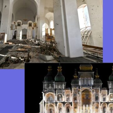 Ukrainoje per ketverius karo metus Rusija sunaikino 1685 kultūros paveldo objektus Ukrainoje per ketverius karo metus Rusija sunaikino 1685 kultūros paveldo objektus