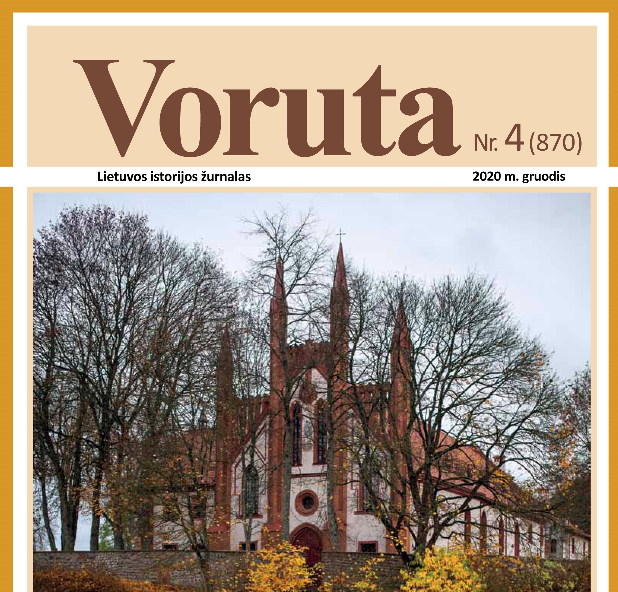 Jau galima užsiprenumeruoti ir Lietuvos istorijos žurnalo „Voruta“ elektroninę versiją – žurnalą PDF formatu. Ji atsiunčiama į užsakovo nurodytą elektroninio pašto dėžutę