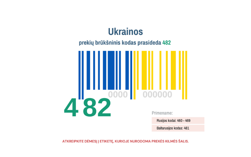 „Pagaminta Ukrainoje, „482“ – pirkime ukrainietišką prekę!