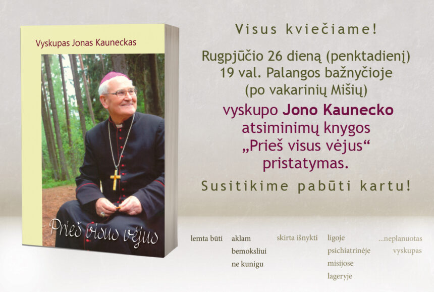Šventė mons. A.Svarinsko parke ir vysk. J. Kaunecko atsiminimų knygos pristatymas