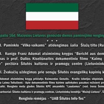Mažosios Lietuvos genocido paminėjimo renginys