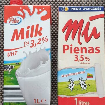 Pricer.lt prekių palyginimas: Lidl Pilos pienas prieš MŪ pieną. Ar nusipelnėme mokėti daugiau?