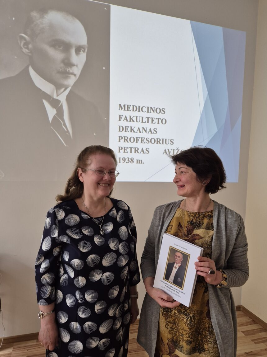 Dr. Birutės Briaukienės knyga „Oftalmologas profesorius Petras Avižonis Lietuvai skyrė gyvenimą“