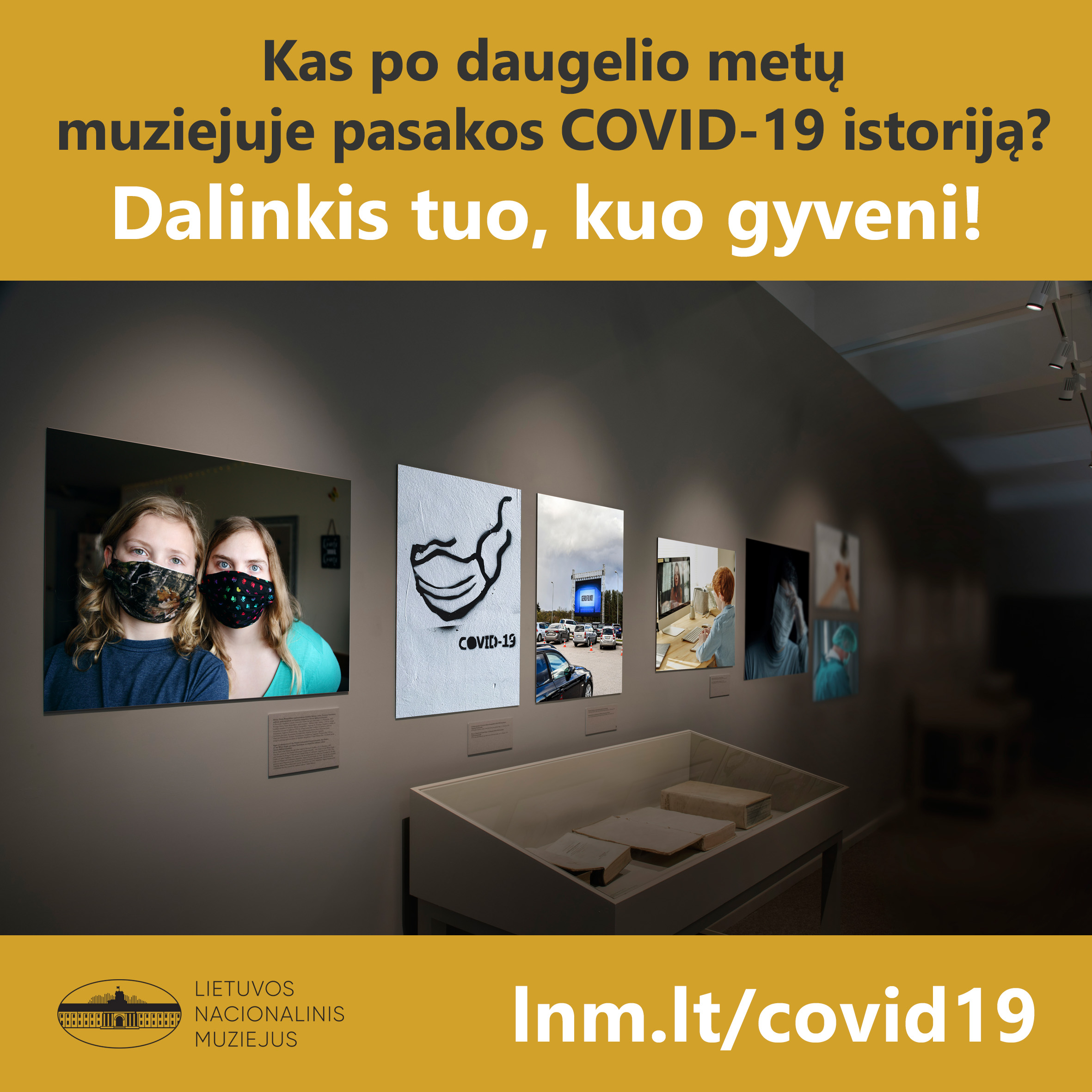Lietuvos nacionalinis muziejus kviečia dalintis daiktais, kurie po daugelio metų pasakos COVID-19 istoriją