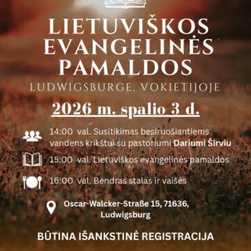 Lietuviškos pamaldos Ludwiksburge, Vokietijoje