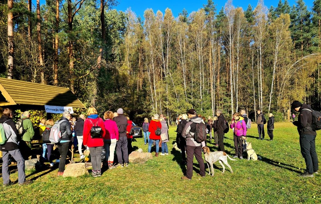 Neries regioniniame parke – ypatingas žygis pasieniečiui J. Kybartui atminti