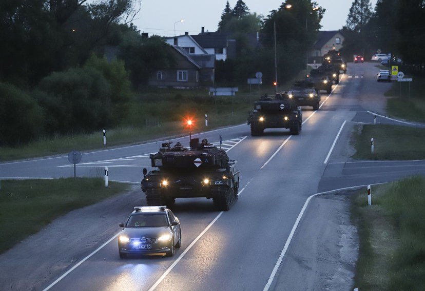 Lietuvos keliuose numatomas intensyvesnis karinės technikos judėjimas
