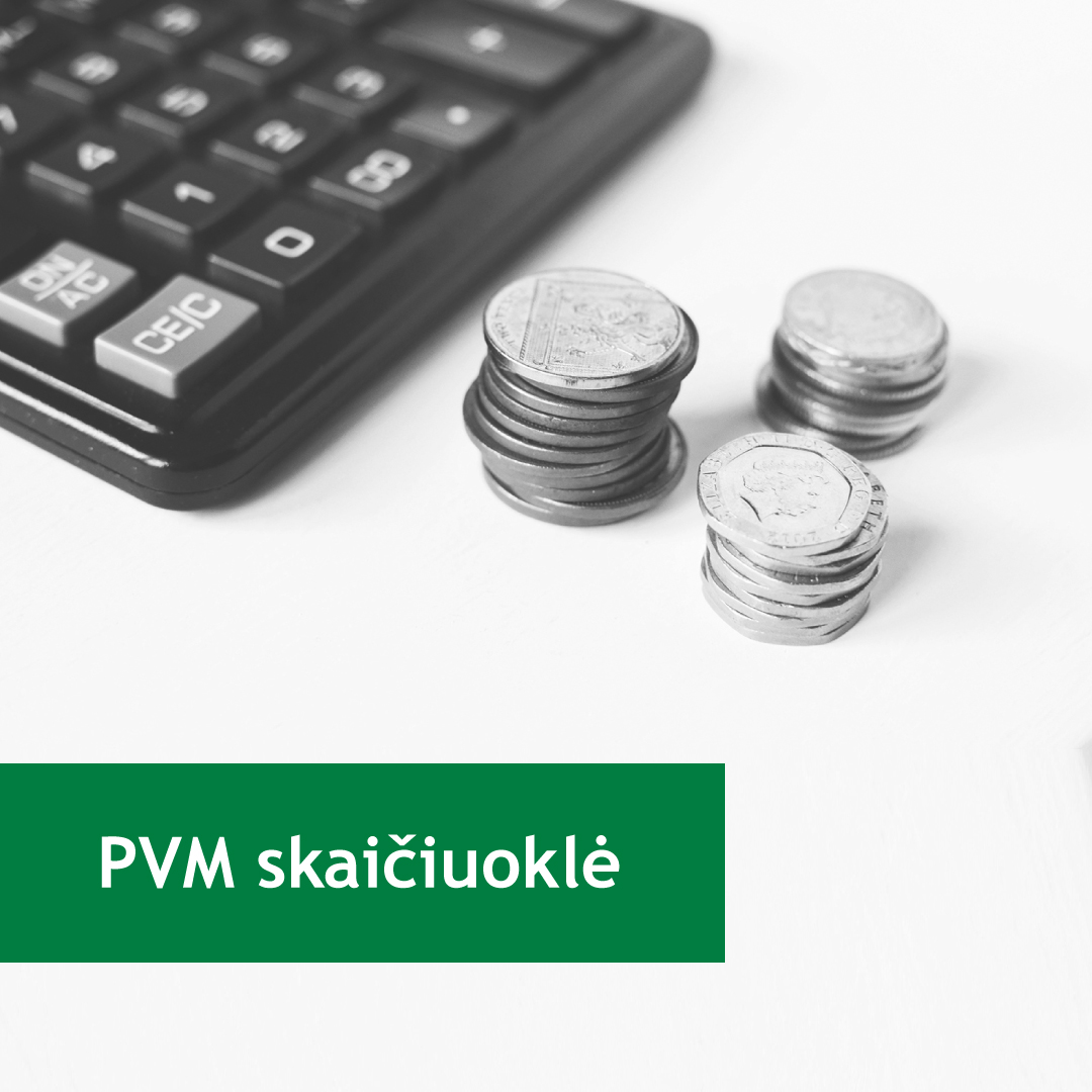 VMI sukūrė nemokamą PVM skaičiuoklę