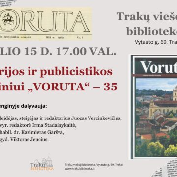 Istorijos ir publicistikos leidiniui „Voruta” – 35