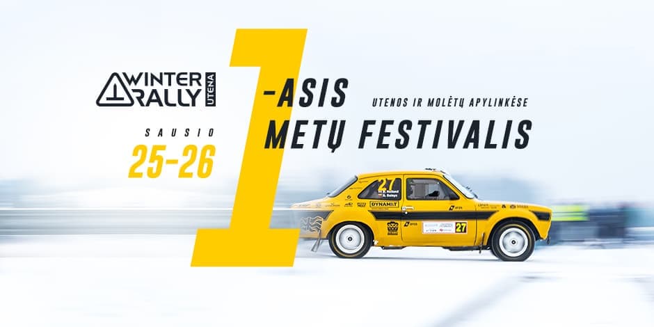 Pirmą sykį „Winter Rally“ istorijoje ekipažai skries Molėtų gatvėmis